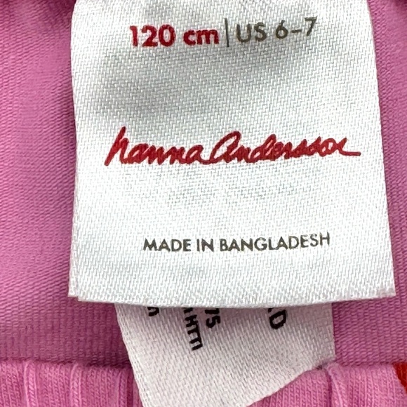 Hanna Andersson Tulip Floral Fondant Pink leggings - Picture 4 of 4